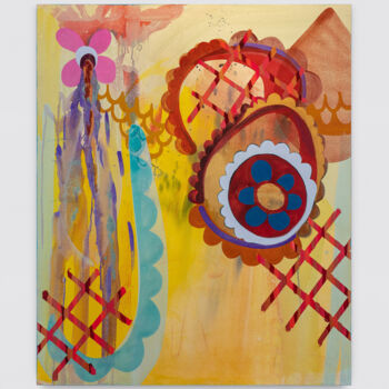 Painting titled "RENATA EGREJA Pólen…" by Renata Egreja, Original Artwork, Acrylic