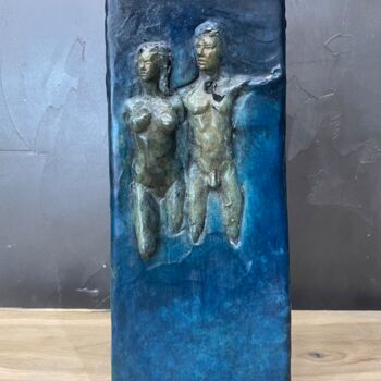 Escultura titulada "De terre et d’eau #3" por Guillaume Werle, Obra de arte original, Bronce