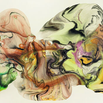Schilderij getiteld "Mystical Melodies" door Fintan Whelan, Origineel Kunstwerk, Olie
