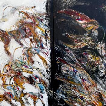 Peinture intitulée "Engaged!" par Gabriele Poidomani (Kiro), Œuvre d'art originale, Acrylique