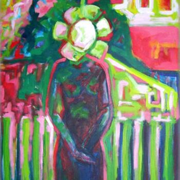 제목이 "HOMENAGGE MUNCH"인 미술작품 Sara Raquel Sarangello로, 원작, 기름