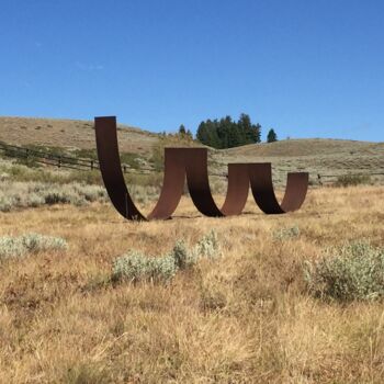 Sculpture intitulée "Tempora 1" par Etienne Viard, Œuvre d'art originale, Acier inoxydable