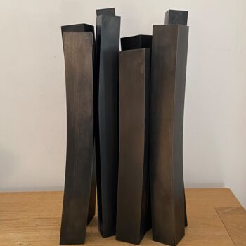 Sculpture intitulée "Forêt" par Etienne Viard, Œuvre d'art originale, Acier inoxydable