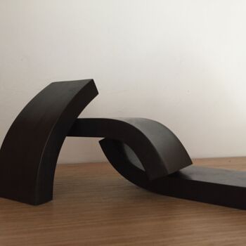 Sculpture intitulée "3 arcs" par Etienne Viard, Œuvre d'art originale, Acier inoxydable