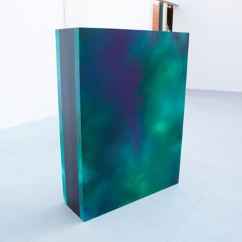 Painting titled "Sans titre - Objet…" by Yanis  Khannoussi, Original Artwork, Resin