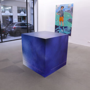 Painting titled "Sans titre" by Yanis  Khannoussi, Original Artwork, Spray paint