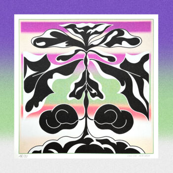 Digital Arts titled "FLEUR 3" by Thomas Merceron, Original Artwork, Digital Print