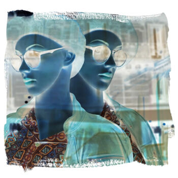 Photography titled "Reflets de femmes R…" by Daniel Gautier, Original Artwork, Aluminium