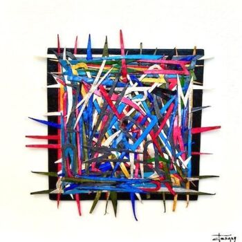 Collages titled "Spi d'avril  CYT" by Cyt, Original Artwork, Collages