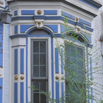 Photography titled "Fenêtre bleue sur l…" by Joseph Durocher, Original Artwork, Analog photography