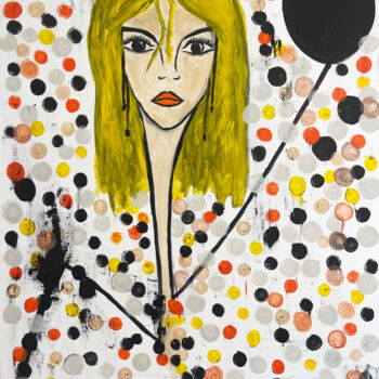 Ζωγραφική με τίτλο "POP CONFETTIS" από Isabelle Taieb Nicolaï, Αυθεντικά έργα τέχνης, Ακρυλικό
