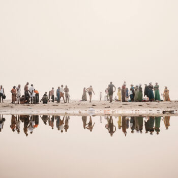 Printmaking titled "GANGA MA, VARANASI" by Giulio Di Sturco, Original Artwork, Digital Print