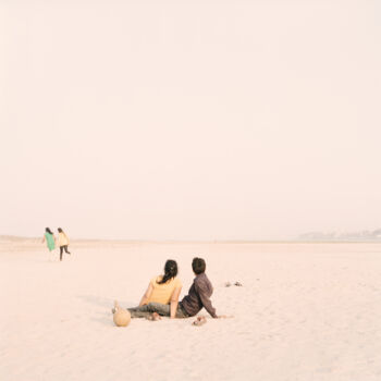 Printmaking titled "GANGA MA, PICNIC IS…" by Giulio Di Sturco, Original Artwork, Digital Print
