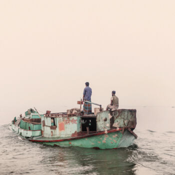 Printmaking titled "GANGA MA, THE LAST…" by Giulio Di Sturco, Original Artwork, Digital Print