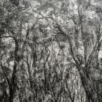 Drawing titled "Coeur d' Ecorces" by Stéphanie Billarant, Original Artwork, Paper