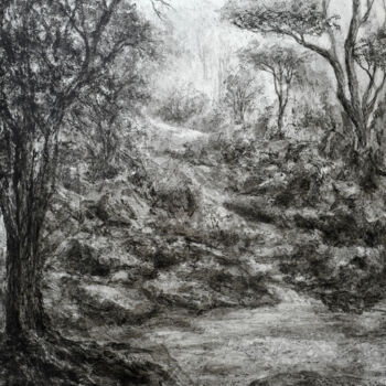 Drawing titled "Introspection" by Stéphanie Billarant, Original Artwork, Paper
