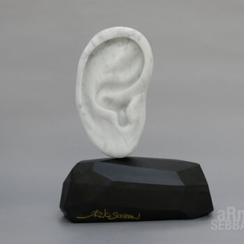Sculpture titled "Le cri" by Arno Sebban, Original Artwork, Wood