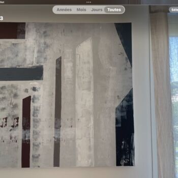 Painting titled "BROUILLARD" by Blaize, Original Artwork, Acrylic