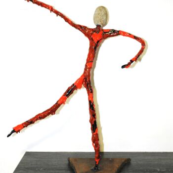 Sculpture titled "FUSION" by Byludo, Original Artwork, Acrylic
