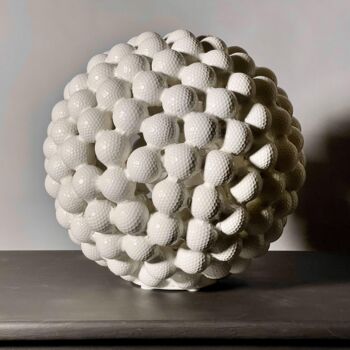 Sculpture titled "GOLFARIANE I/15" by Philippe Fares, Original Artwork, Acrylic