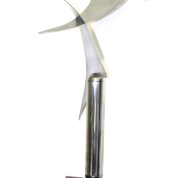 Sculpture titled "EOLE" by Byludo, Original Artwork, Aluminium