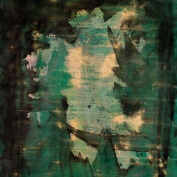 Painting titled "GREEN FOREST (81x11…" by Thime, Original Artwork, Oil