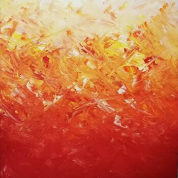 Painting titled "MARINES SOLAIRES" by Thime, Original Artwork, Oil