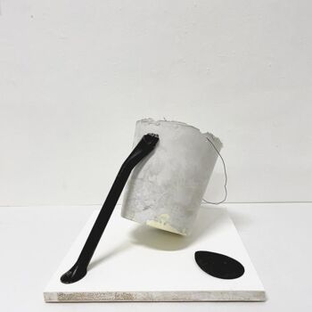 Sculpture titled "Sans titre" by Cyrille Martin, Original Artwork, Cardboard