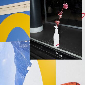 Photographie intitulée "🍾 -" par Valia Russo, Œuvre d'art originale, Tirage argentique