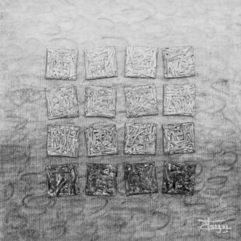 Collages titled "Nuages au bord des…" by Cyt, Original Artwork, Collages