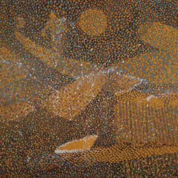 Painting titled "Les Compositions In…" by Alain Blondel, Original Artwork, Oil