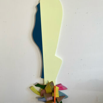 Painting titled "Sans titre" by Pierre Corthay, Original Artwork, Wood