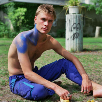 Photography titled "MIKKEL " by Laurent  Poleo-Garnier, Original Artwork, Paper