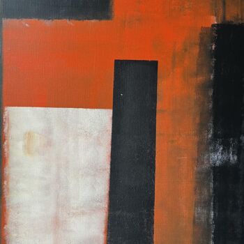 Peinture intitulée "En parallèles" par Hervé Souffi, Œuvre d'art originale, Acrylique