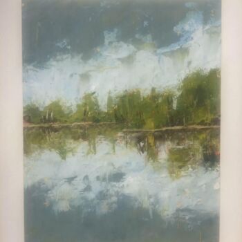 Peinture intitulée "Loire # 3" par Guillaume De Baudus, Œuvre d'art originale, Huile