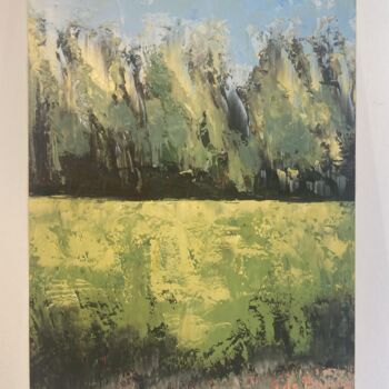 Painting titled "Loire # 4" by Guillaume De Baudus, Original Artwork, Oil