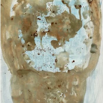 Printmaking titled "'Crâne vu de l'inté…" by Narjis Lamrani, Original Artwork, Digital Print