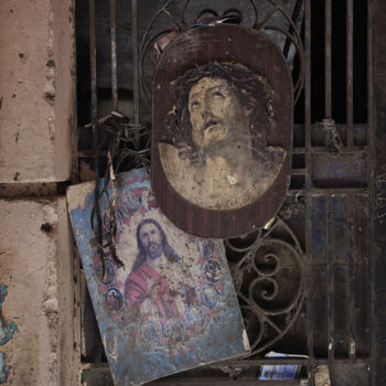 Photography titled "Copte in Cairo" by Corinne Vachon, Original Artwork, Paper
