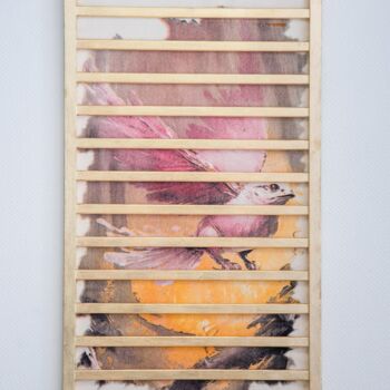 Printmaking titled "La Cage Monde" by Daniel Nicolaevsky, Original Artwork, Metals