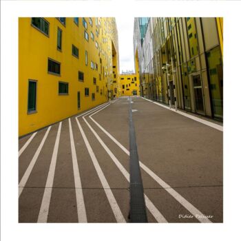 Printmaking titled "Street view" by Aaron Berger, Original Artwork, Digital Print