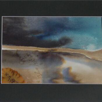 Painting titled "encres" by Garonne Garonne, Original Artwork, Watercolor