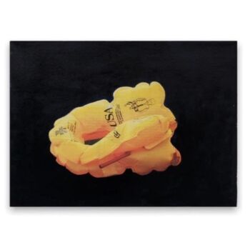 Peinture intitulée "My life jacket" par Anne  Deleporte, Œuvre d'art originale, Papier