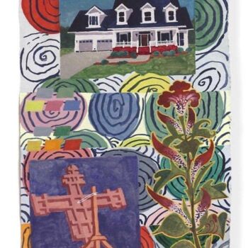 Dessin intitulée "1st Piece After the…" par Francisco  G Pinzón Samper, Œuvre d'art originale, Carton