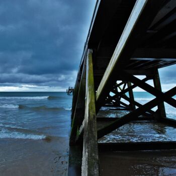 Photography titled "Le ponton" by Théo Antonin, Original Artwork, Aluminium