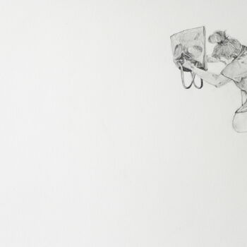 Peinture intitulée "Fausser compagnie 2…" par Charlotte Morabin, Œuvre d'art originale