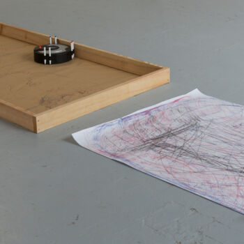 Sculpture titled "Avance" by Charlotte Morabin, Original Artwork, Wood