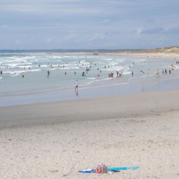 Photography titled "jour de surf" by Photodefred, Original Artwork, Aluminium