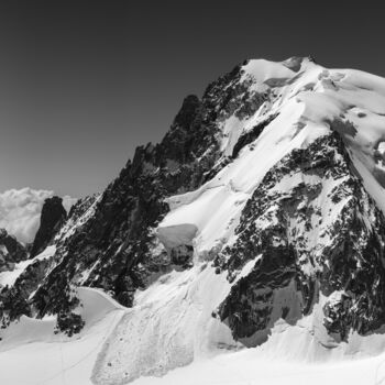 Printmaking titled "Mont Blanc du Tacul…" by Clarisse De Lauriston, Original Artwork, Digital Print