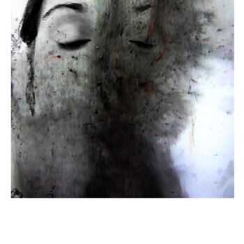 Collages titled "Se fondre" by Céline Foussadier, Original Artwork, Collages