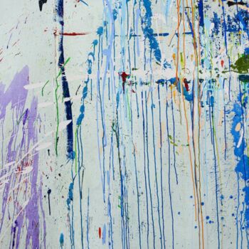 Painting titled "FRAGMENT-1" by Norbert Engel, Original Artwork, Acrylic
